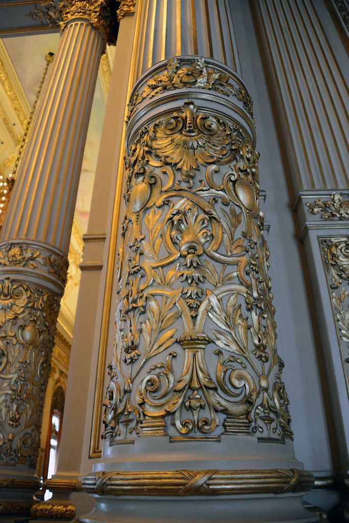 36 Carved Pillar Golden Room Salon Dorado Teatro Colon Buenos Aires